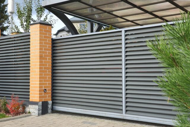 Automated Dual/Single Driveway Gates — ATLAS style — 10-36 ft Width Automated Dual/Single Driveway Gates — ATLAS style — 10-36 ft Width