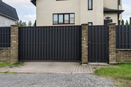 Automated Dual/Single Swing Driveway Gates — POLO style — 10-36 ft Width