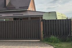 Automated Sliding Driveway Gates — WOOD style — 10-30 ft Width Automated Sliding Driveway Gates — WOOD style — 10-30 ft Width