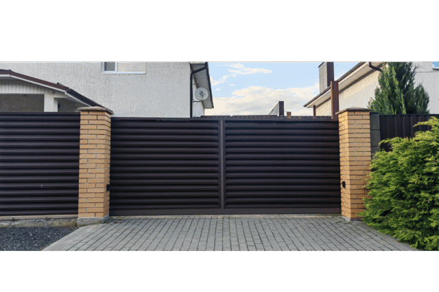 Automated Dual/Single Driveway Gates — ATLAS style — 10-36 ft Width Automated Dual/Single Driveway Gates — ATLAS style — 10-36 ft Width