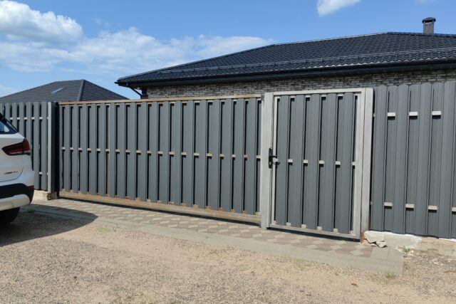 Automated Sliding Driveway Gates — POLO style — 10-30 ft Width Automated Sliding Driveway Gates — POLO style — 10-30 ft Width