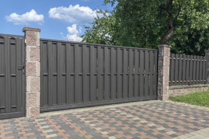 Automated Sliding Driveway Gates — POLO style — 10-30 ft Width