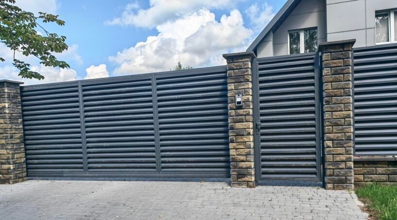 Automatic Swing Driveway Gates — ATLAS — 12-36 ft Width