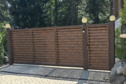 Automated Dual/Single Driveway Gates — ATLAS style — 10-36 ft Width Automated Dual/Single Driveway Gates — ATLAS style — 10-36 ft Width