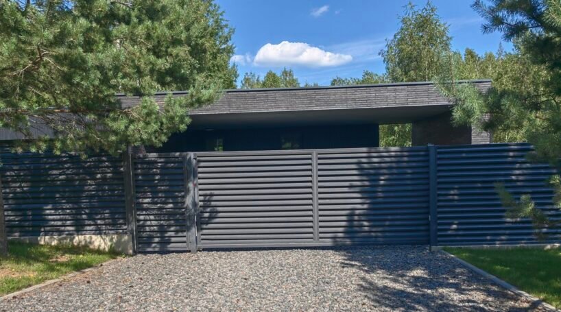Automatic Swing Driveway Gates — ATLAS — 12-36 ft Width