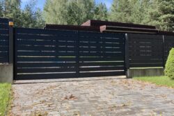 Automated Sliding Driveway Gates — TERRA style — 10-30 ft Width Automated Sliding Driveway Gates — TERRA style — 10-30 ft Width