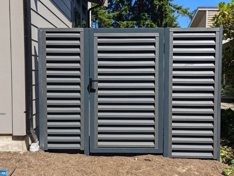Pedestrian gate installation in Seattle, WA