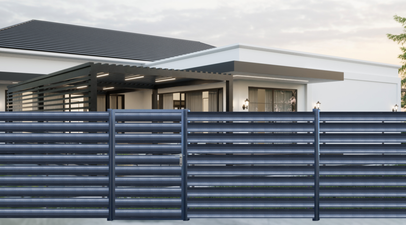 Automatic Swing Driveway Gates — TISA — 10-36 ft Width
