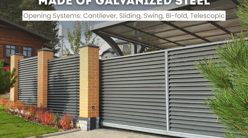 Automatic Sliding Driveway Gates – ATLAS – 12–30 ft Width