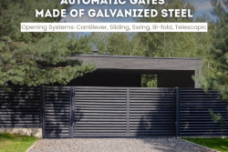 Automated Sliding Driveway Gates — ATLAS style — 12-30 ft Width