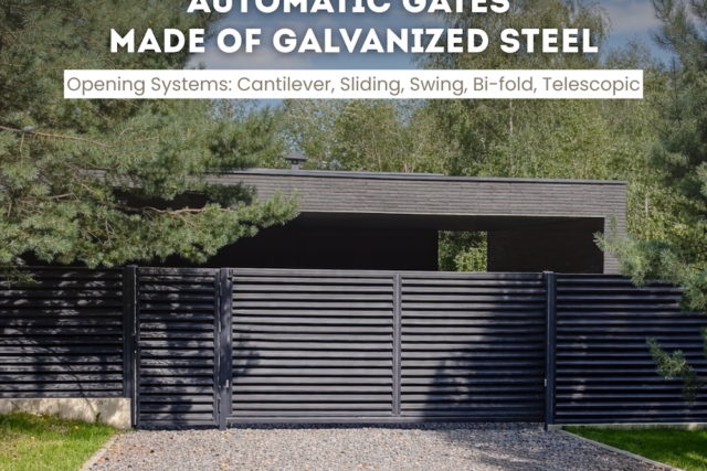 Automated Sliding Driveway Gates — ATLAS style — 12-30 ft Width