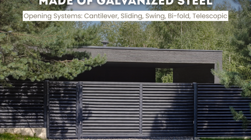 Automatic Sliding Driveway Gates – ATLAS – 12–30 ft Width