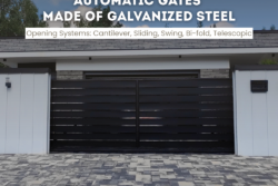 Automated Sliding Driveway Gates — TERRA style — 12-30 ft Width