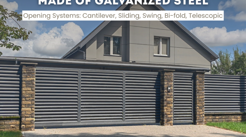 Automatic Sliding Driveway Gates – ATLAS – 12–30 ft Width