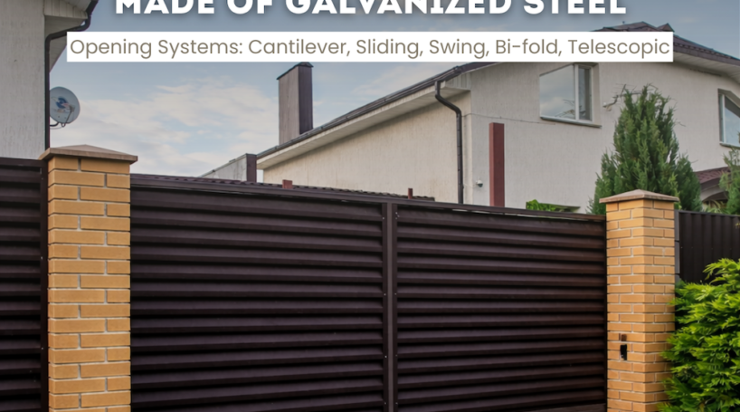 Automatic Sliding Driveway Gates – ATLAS – 12–30 ft Width