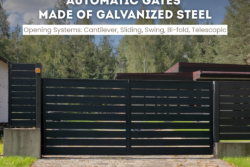 Automated Sliding Driveway Gates — TERRA style — 12-30 ft Width