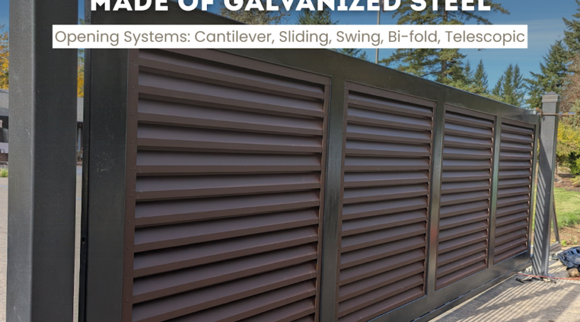 Automatic Sliding Driveway Gates – ATLAS – 12–30 ft Width