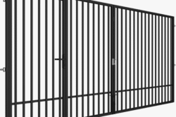 Automated Dual/Single Swing Driveway Gates — IRON style — 10-36 ft Width Automated Dual/Single Swing Driveway Gates — IRON style — 10-36 ft Width