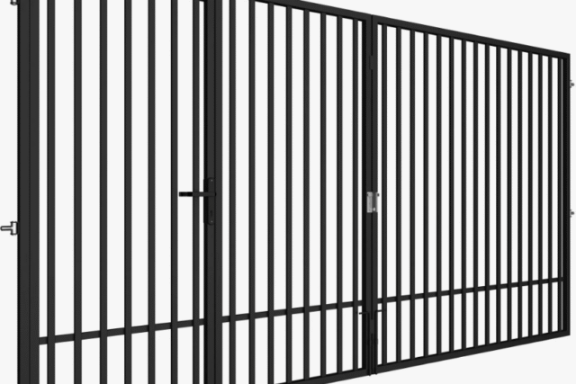 Automated Dual/Single Swing Driveway Gates — IRON style — 10-36 ft Width Automated Dual/Single Swing Driveway Gates — IRON style — 10-36 ft Width