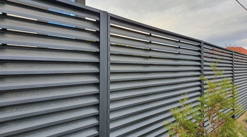 Louvered Metal Fence ATLAS Louvered Metal Fence ATLAS