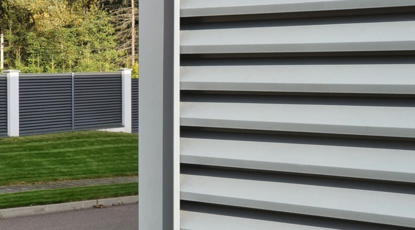 Louvered Metal Fence ATLAS Louvered Metal Fence ATLAS