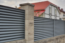 Louvered Metal Fence ATLAS Louvered Metal Fence ATLAS