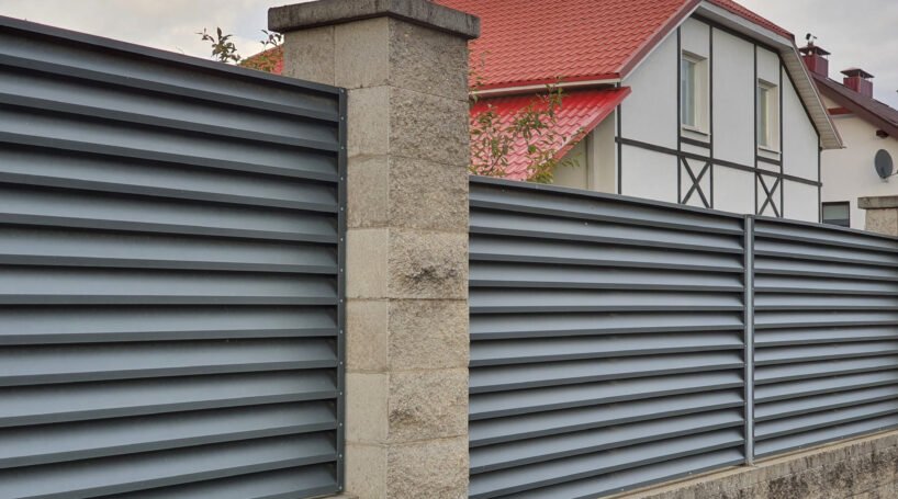 Louvered Metal Fence ATLAS Louvered Metal Fence ATLAS