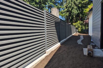 Automatic Swing Gate & Metal Fence in ATLAS Style. Automatic Swing Gate & Metal Fence in ATLAS Style.