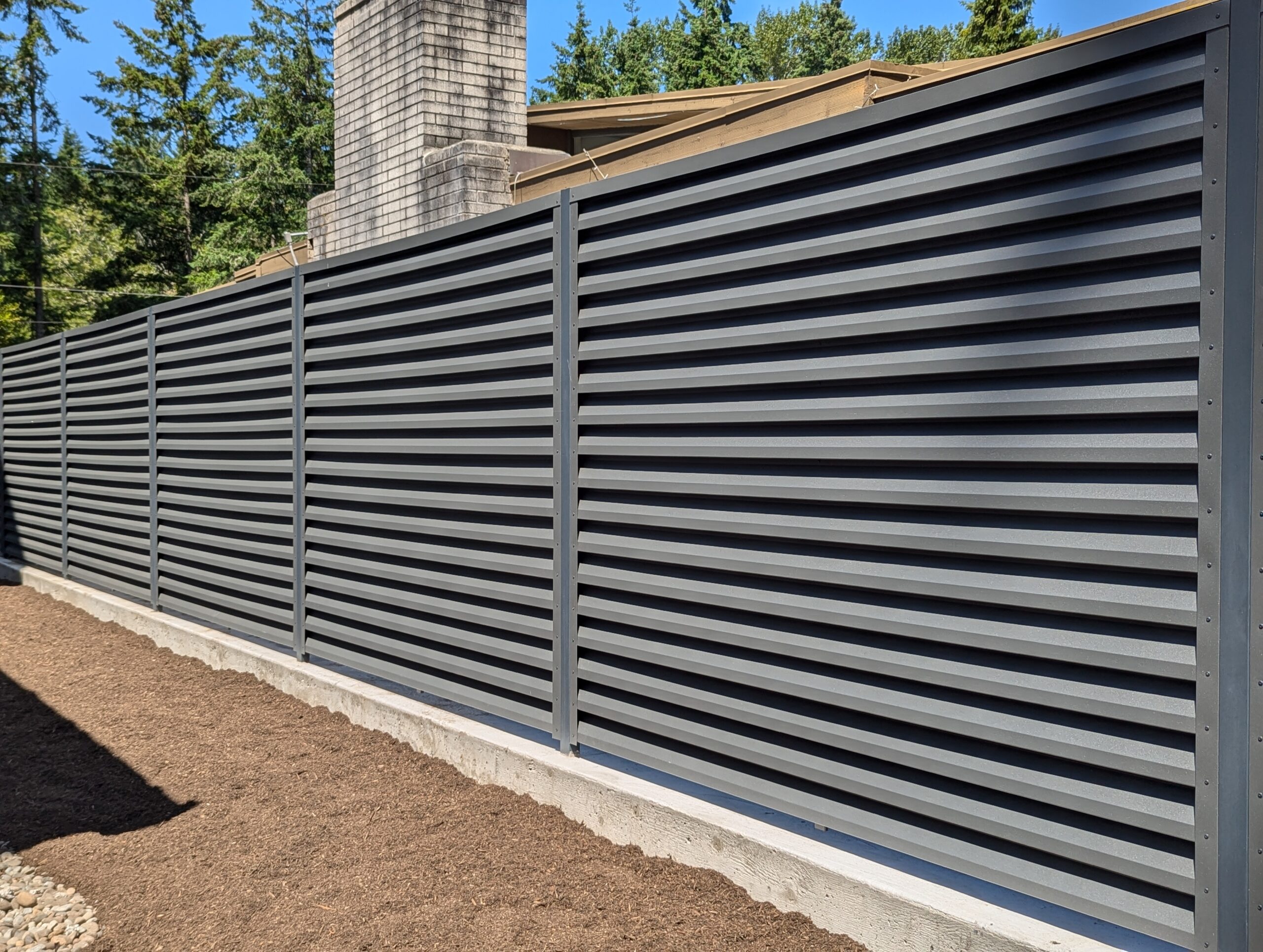 Automatic Swing Gate & Metal Fence in ATLAS Style.
