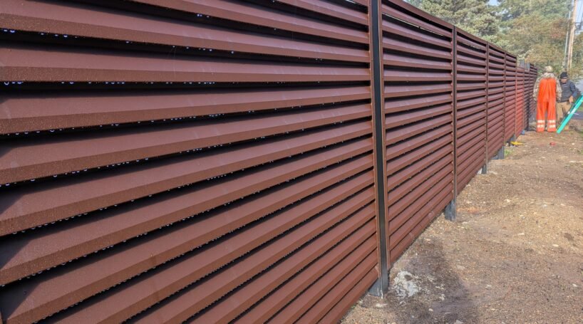 Galvanized Metal Fences