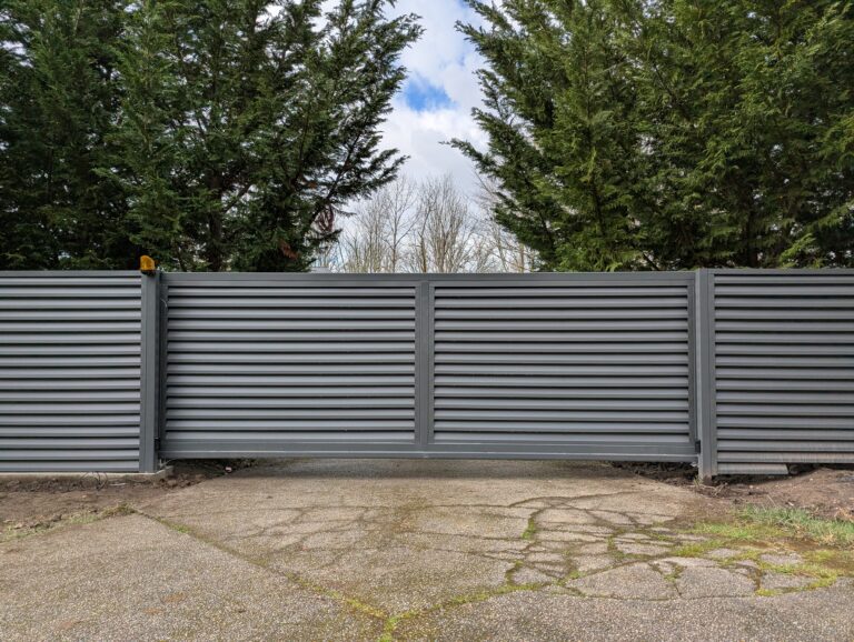 Cantilever Gate Installation in Redmond, WA | ATLAS Style